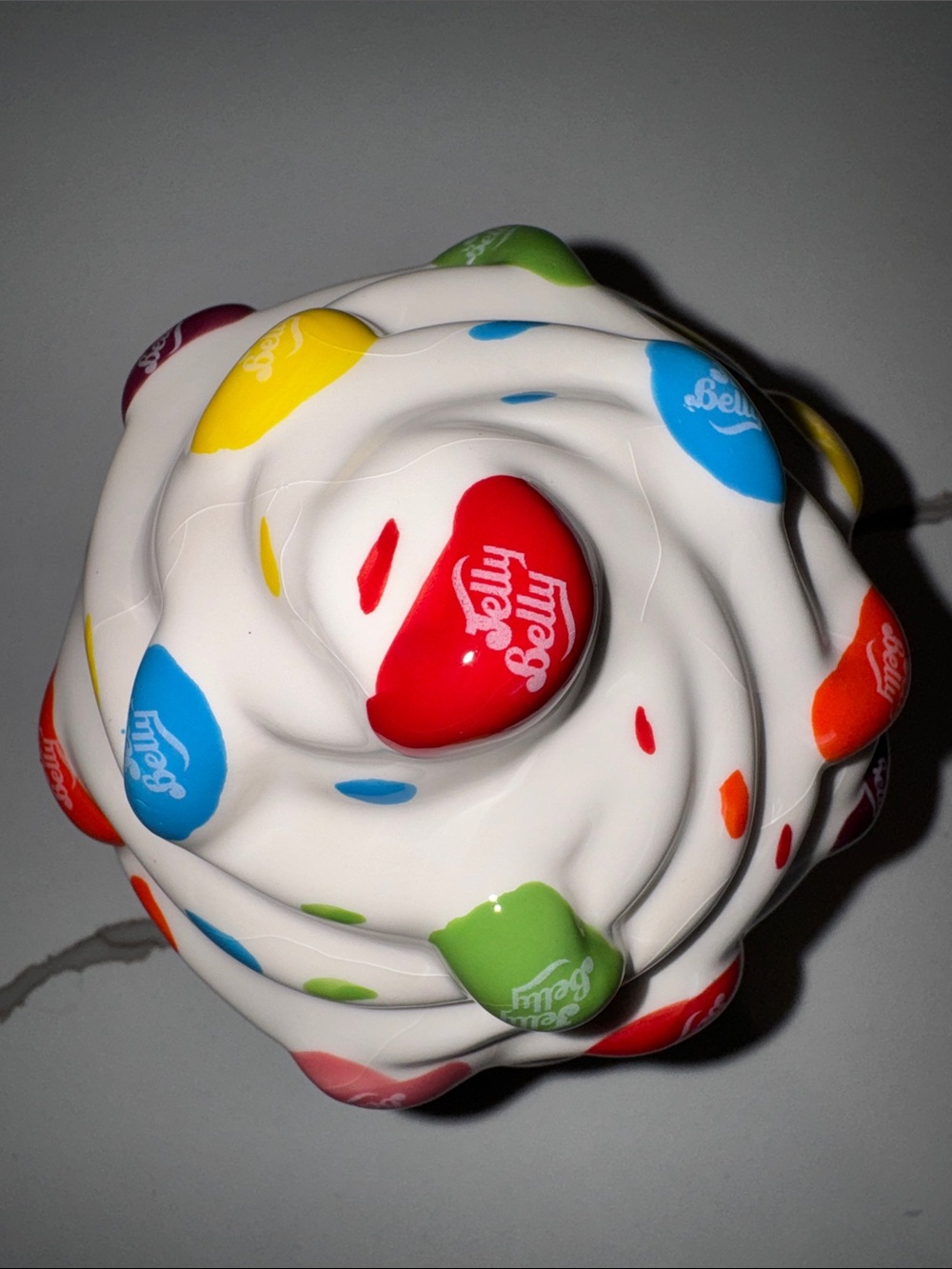 Whimsical Jelly Belly Cupcake Candy Jar Holder 2011 - Picture 2 of 7